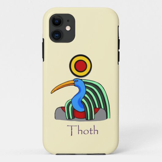 Coques Case-Mate iPhone Dieu égyptien antique Thoth (Dos)