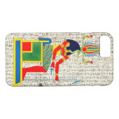 Coques Case-Mate iPhone Dieu égyptien antique Thoth Hiéroglyphes (Dos (Horizontal))