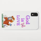 Coques Case-Mate iPhone Dieu est amour (Dos (Horizontal))