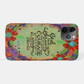 Coques Case-Mate iPhone "Dieu me donne la Sérénité" Inspiritisme (Dos (Horizontal))