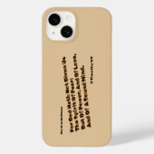 Coques Case-Mate iPhone Dieu Ne Nous A Pas Donné L'Esprit De La Peur (Verso)