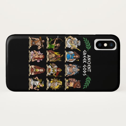 Coques Case-Mate iPhone Dieux grecs anciens (Dos (Horizontal))