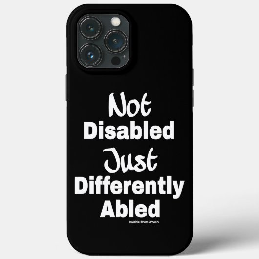 Coques Case-Mate iPhone Différent Abled (Verso)