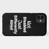 Coques Case-Mate iPhone Différent Abled (Dos (Horizontal))
