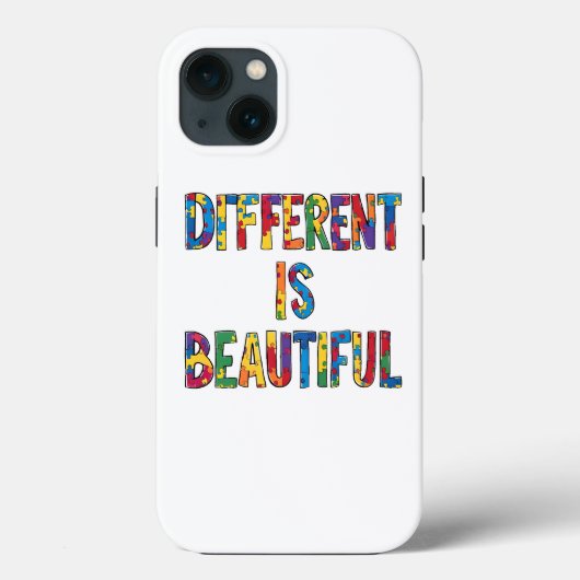 Coques Case-Mate iPhone Different Is Beautiful - Sensibilisation sur l'aut (Verso)