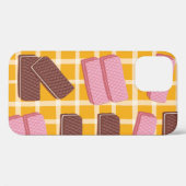 Coques Case-Mate iPhone Différentes gaufres aromatisées sans soudure arriè (Verso (horizontal))
