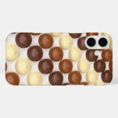 Coques Case-Mate iPhone Différents marshmallows enrobés de chocolat (Verso (horizontal))