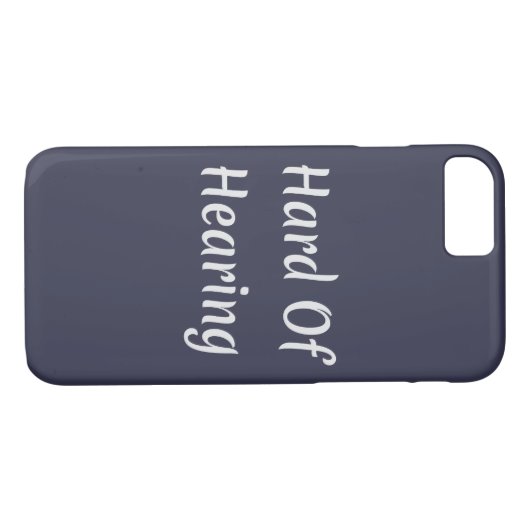 Coques Case-Mate iPhone Difficile à entendre (Dos (Horizontal))