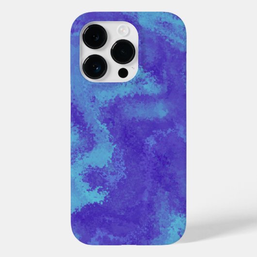 Coques Case-Mate iPhone Diffusion Abstraite bleu violet (Verso)