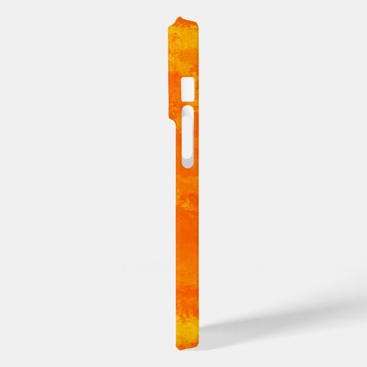 Coques Case-Mate iPhone Diffusion Abstraite orange jaune (Verso / Gauche)