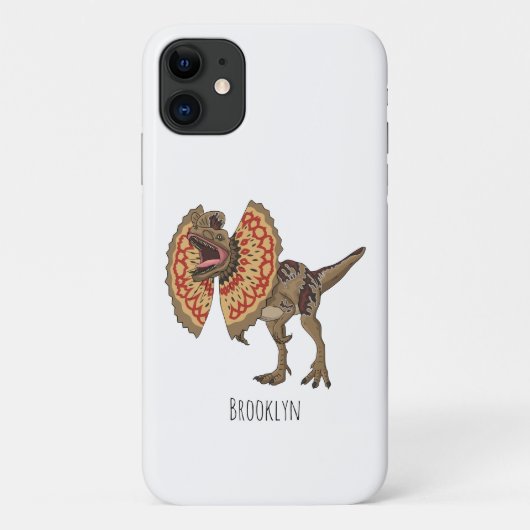 Coques Case-Mate iPhone Dilophosaurus dessin animé (Dos)