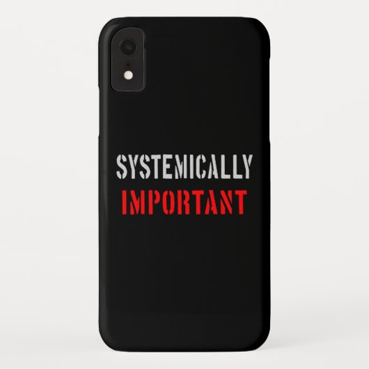 Coques Case-Mate iPhone D'importance systémique (Dos)