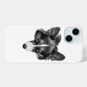 Coques Case-Mate iPhone dimshade corgi face (Verso (horizontal))