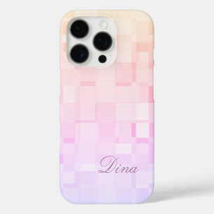 Coques iPhone 16 Pro Dina - Modèle Pour Votre Nom Soft Pastel Coloré