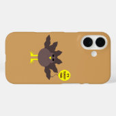 Coques Case-Mate iPhone Dinde temps de Thanksgiving (Verso (horizontal))