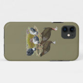 Coques Case-Mate iPhone Dindes Famille Sauvage de l'Est (Dos (Horizontal))