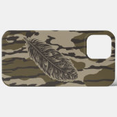 Coques Case-Mate iPhone Dindon Plume Fonds Camo Forêt (Verso (horizontal))
