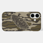 Coques Case-Mate iPhone Dindon Plume Fonds Camo Forêt (Verso (horizontal))