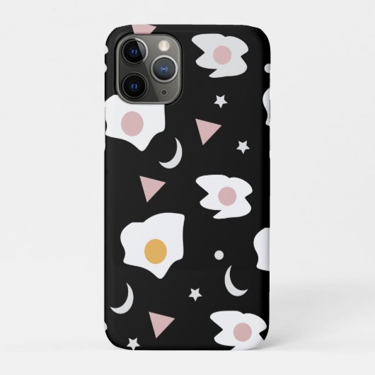 Coques Case-Mate iPhone Dîner d'oeufs Lune Confetti Motif (Dos)