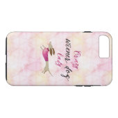 Coques Case-Mate iPhone Dingue Wiener Chien Lady (Dos (Horizontal))