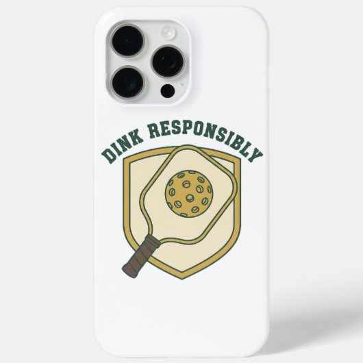 Coques Case-Mate iPhone Dink de manière responsable (Verso)