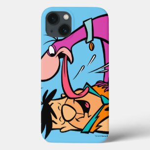 iPhone 13 Coque Dino léchant le Flintstone de Fred