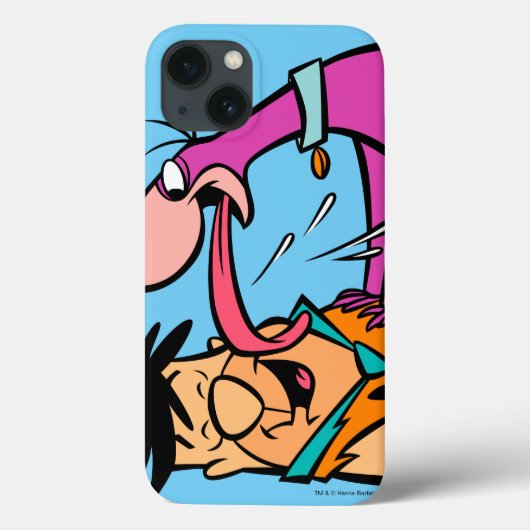 Coques Case-Mate iPhone Dino Licking Fred Flintstone (Verso)