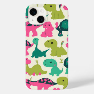 Coque Pour iPhone 14 Dino Party