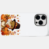 Coques Case-Mate iPhone Dinosaur de Thanksgiving mignon (Verso (horizontal))