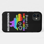 Coques Case-Mate iPhone Dinosaur Poppin My Way Through Kindergarten (Dos (Horizontal))