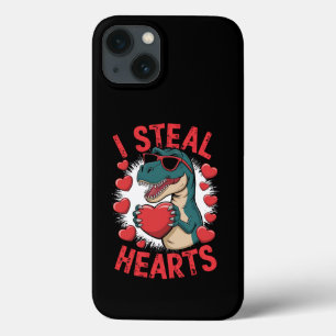 Case-Mate iPhone Case Dinosaure de la Saint-Valentin Je vole les cœurs A