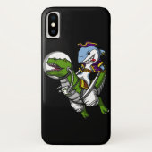 Coques Case-Mate iPhone Dinosaure de T-Rex de l'espace d'équitation (Dos)