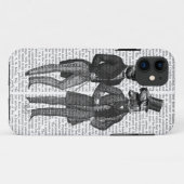 Coques Case-Mate iPhone Dinosaure Hommes Sortent La Nuit (Dos (Horizontal))