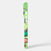 Coques Case-Mate iPhone Dinosaure mignon sur skateboard (Verso / Gauche)