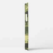 Coques Case-Mate iPhone Dinosaure Motif, Dinosaur Silhouette, Votre Nom (Verso / Droite)