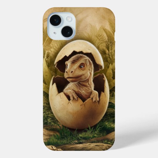 Coques Case-Mate iPhone Dinosaure nouveau-né (Verso)