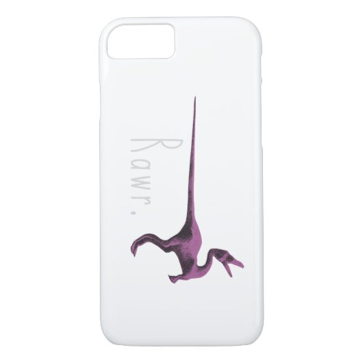 Coques Case-Mate iPhone Dinosaure rose Rawr (Dos)