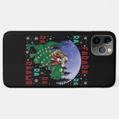 Coques Case-Mate iPhone Dinosaure Santa Claus (Dos (Horizontal))