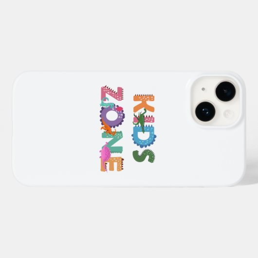 Coques Case-Mate iPhone Dinosaures (Verso (horizontal))