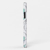 Coques Case-Mate iPhone Dinosaures de l'espace, Dinosaures mignons, Navire (Dos/Droite)