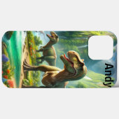 Coques Case-Mate iPhone Dinosaures pour enfants (Verso (horizontal))