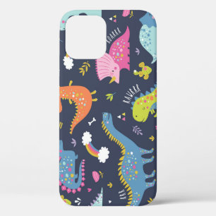 Case-Mate iPhone Case Dinosaures pour enfants : Motif Vintage coloré