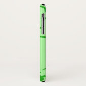 Coques Case-Mate iPhone Dinosaures sur pâle - caisse verte de téléphone (Dos/Gauche)