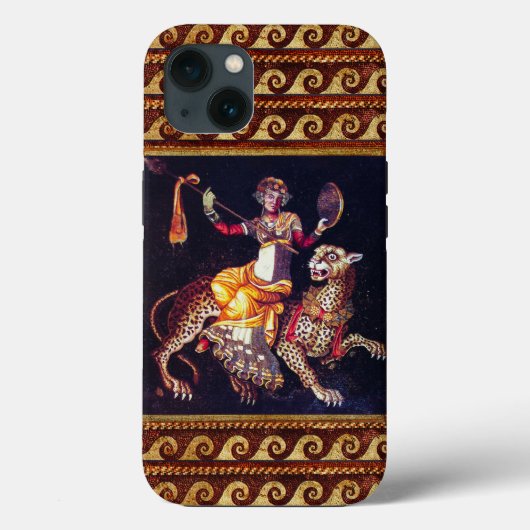 Coques Case-Mate iPhone DIONYSOS AVEC LA SPEAR ÉQUITATION LEOPARD Grecque  (Verso)