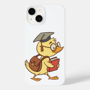 Coque Pour iPhone 14 Diplôme d'étudiant en canard à dessin intelligent