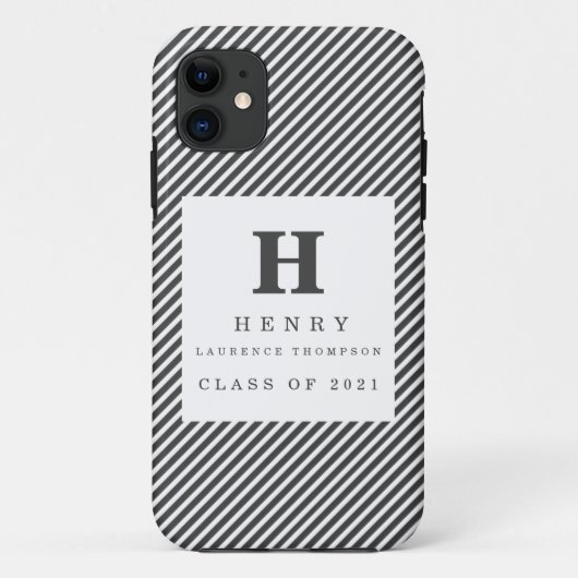 COQUES Case-Mate iPhone DIPLÔME INITIAL (Dos)