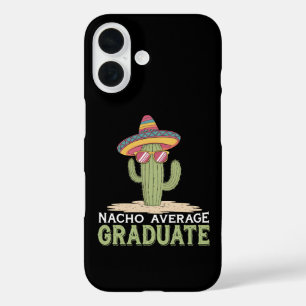 Coques iPhone 16 Diplômé Nacho Moyen Cactus Graduation Mexicain
