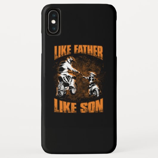 Coques Case-Mate iPhone Dirt Vélo Papa FD Noir (Dos)