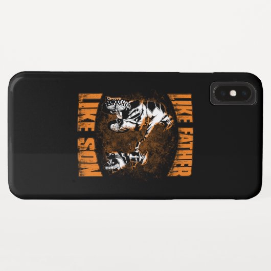 Coques Case-Mate iPhone Dirt Vélo Papa FD Noir (Dos (Horizontal))