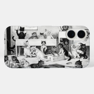 Coques iPhone 16 Discipline de la classe de chats, Louis Wain